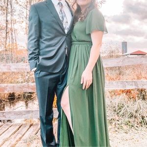 Kristina Maxi Dress Color Greenn